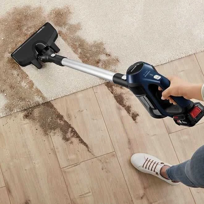 Įkraunamasis dulkių siurblys Bosch Unlimited 6 BBS611MAT, mėlynas