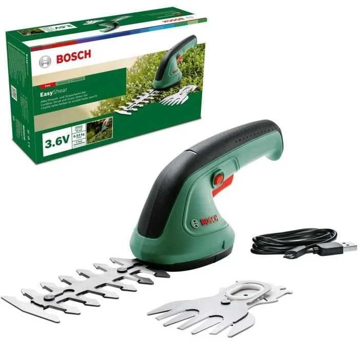 Bosch akumuliatorinės žolės ir krūmų žirklės EasyShear