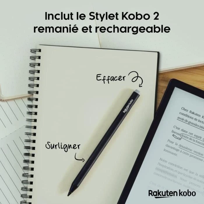 E- skaityklė su rašikliu Kobo Elipsa 2E 32GB (N605-KU-BK-K-BU)