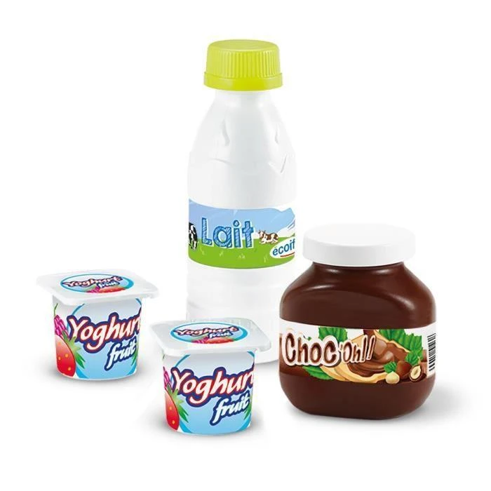 Ecoiffier Žaislinis maisto produktų rinkinys, 20 vnt.