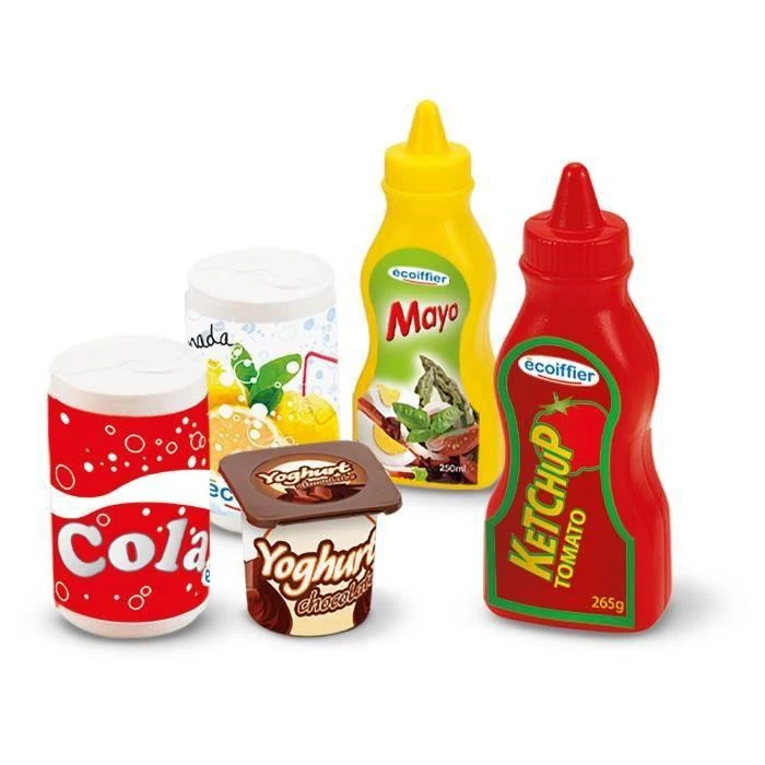 Ecoiffier Žaislinis maisto produktų rinkinys, 20 vnt.