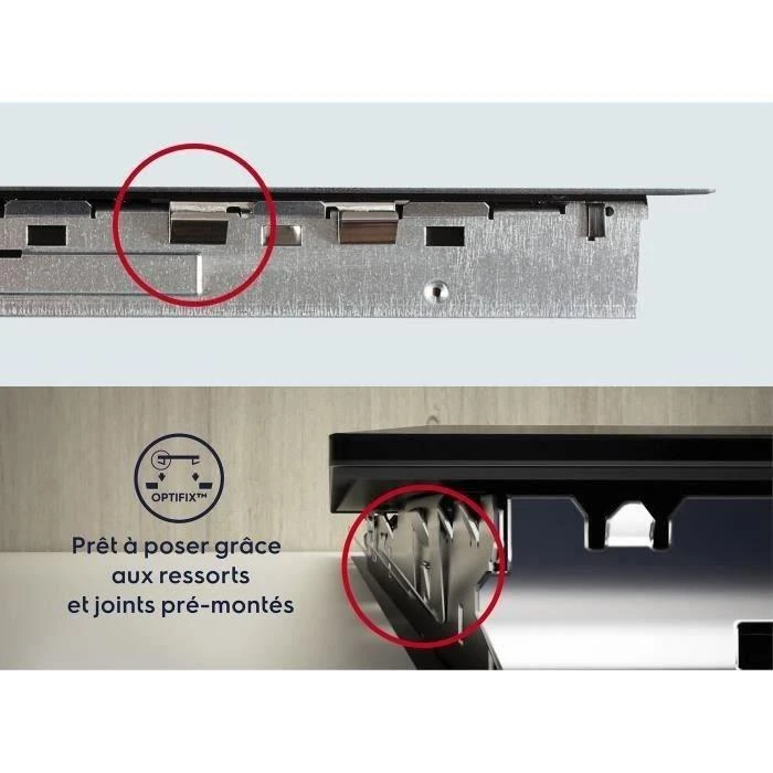 Induction cooktop Electrolux LIV6343 (3 fields, juodos spalvos)