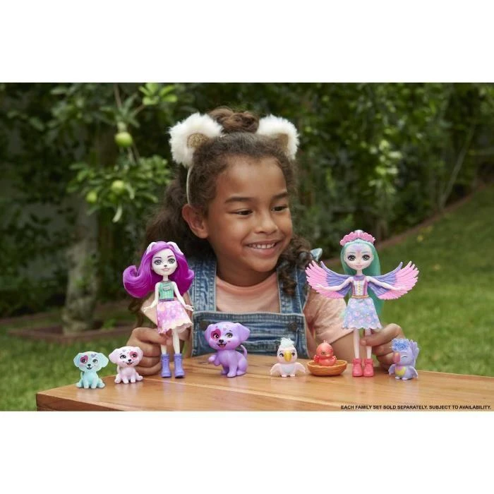 Mattel ENCHANTIMALS herojų dalmantinų šeima (HKN14)