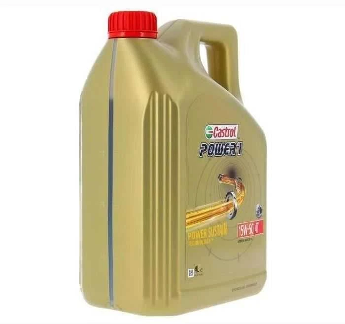 Alyva motociklams Castrol Power 1 15W50, 4L