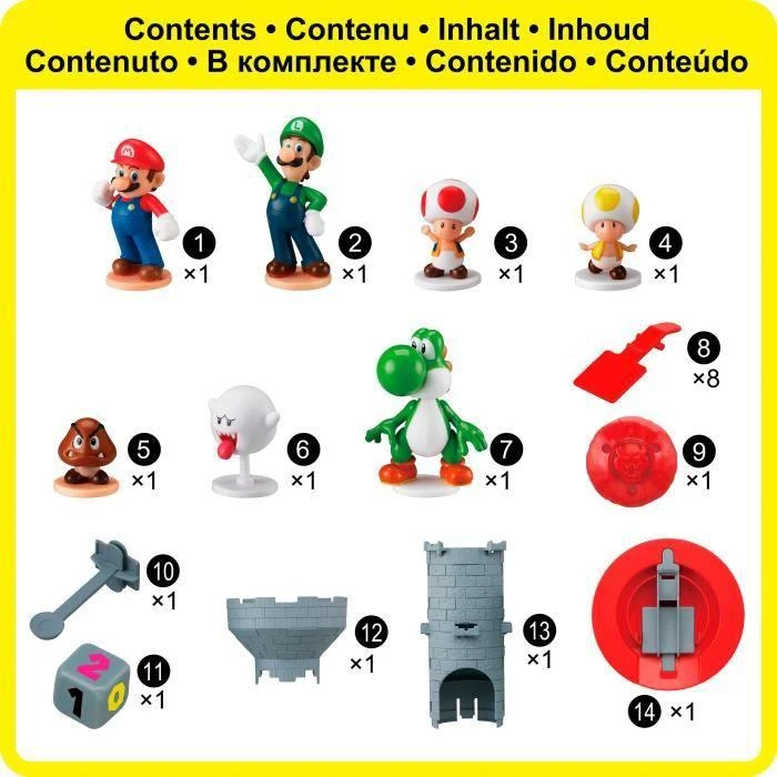 Epoch Stalo žaidimas Super Mario svyruojanti bokšto konstrukcija