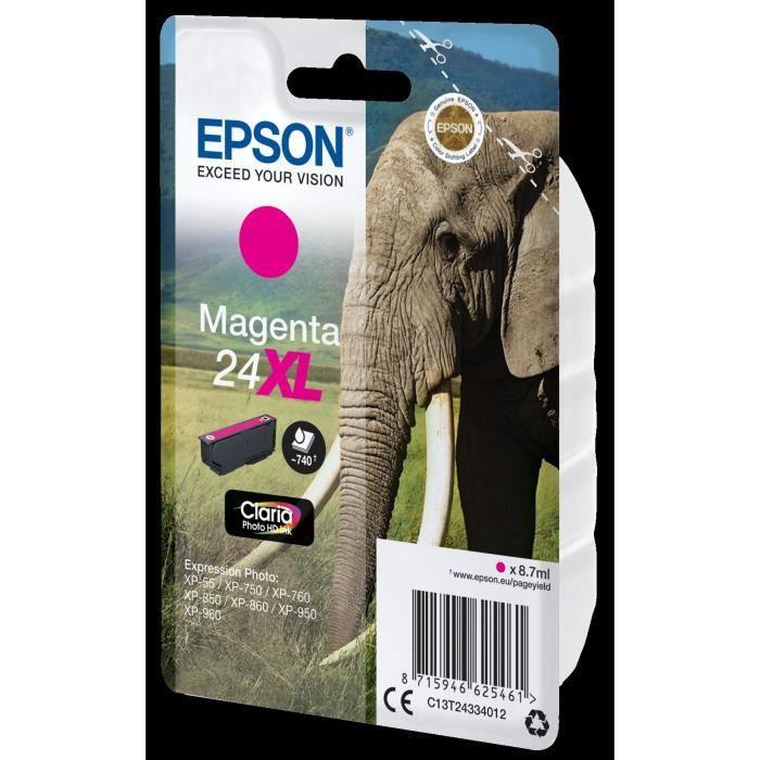 Epson No.24 XL (C13T24334012), purpurinė kasetė
