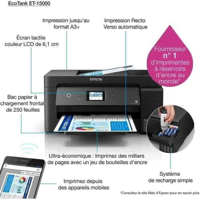 Epson - EcoTank ET-15000 A3+ Daugiafunkcinis Color Spausdintuvas