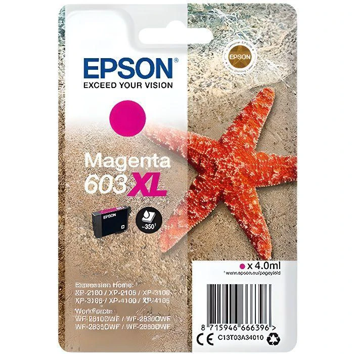 Epson C13T03A34010 rašalo kasetė Originalus Rausvai raudona 1 vnt