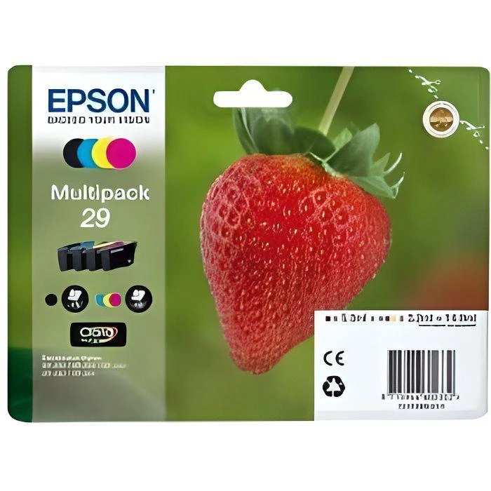 EPSON Daugiapakė braškė - Ink Claria Home Juodas Cyan Magenta Geltona