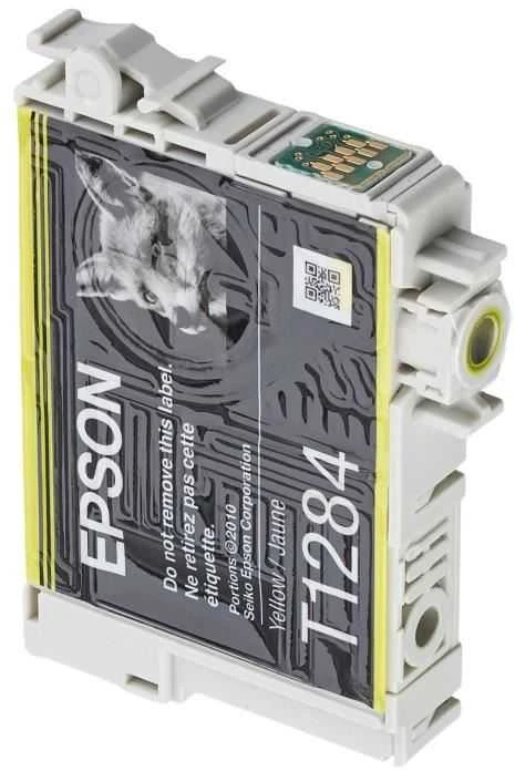 EPSON T1285 rašalo kasetė juoda ir trispalvė standartinė talpa 5,9 ml ir 3 x 3,5 ml 4 pakuočių lizdinė plokštelė be signalizacijos