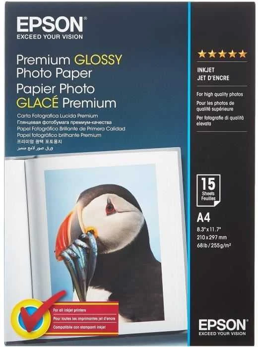 „Epson Premium Glossy Photo Paper“, 30 lapų | Nuotraukos | Baltas | 255 g/m² | A4