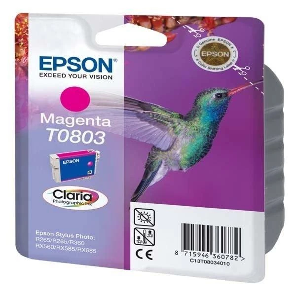 Epson T0803 (C13T08034011), purpurinė kasetė