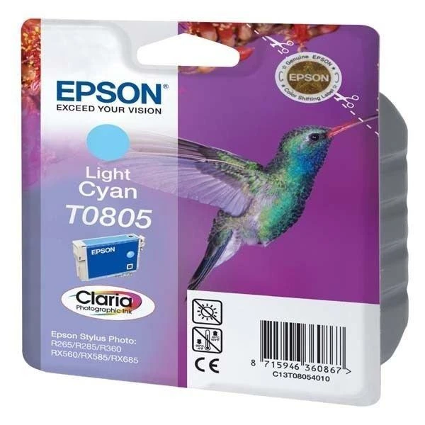 Epson (C13T08054011), šviesiai žydra kasetė
