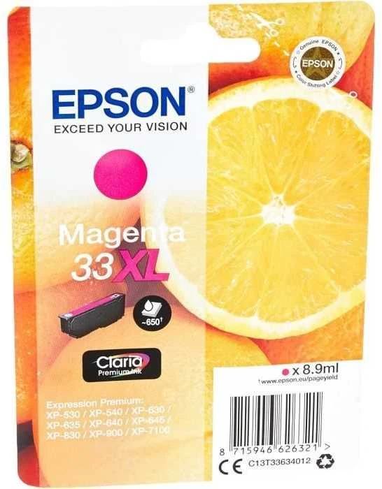 Epson 33XL rašalo kasetė, purpurinė