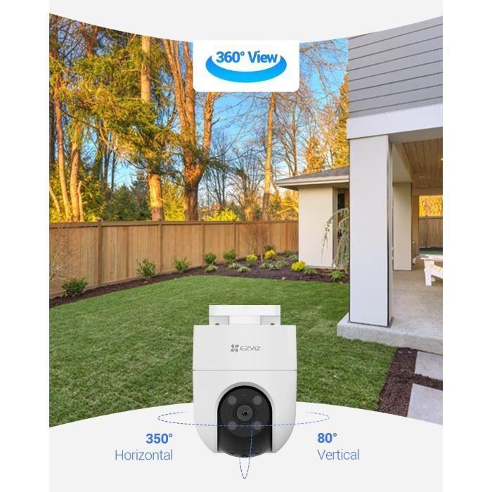 Belaidė Wi-Fi kamera H8C, 1080p, DOME PT, F4 mm, valdoma, IP65, EZVIZ