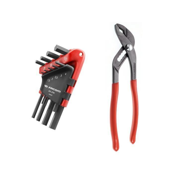Grąžtas Textile Tool Box probag Facom - BS.T14CM1PB (Delivered with 5 TVIS Protwist + 9 male keys + Multiprise pliers + 7 fork keys)