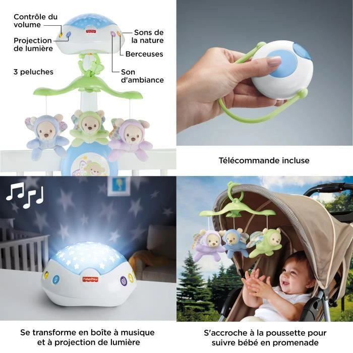 Mattel FP Karuselė su meškiukais