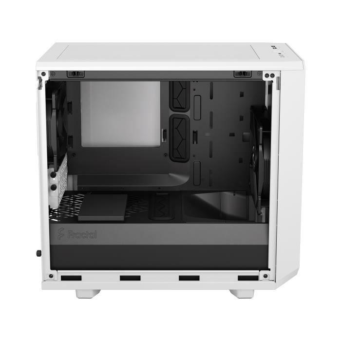 „Fractal Design“ | „Meshify 2 Nano“ | Šoninis langas | Baltas TG skaidrus atspalvis | ITX | ATX