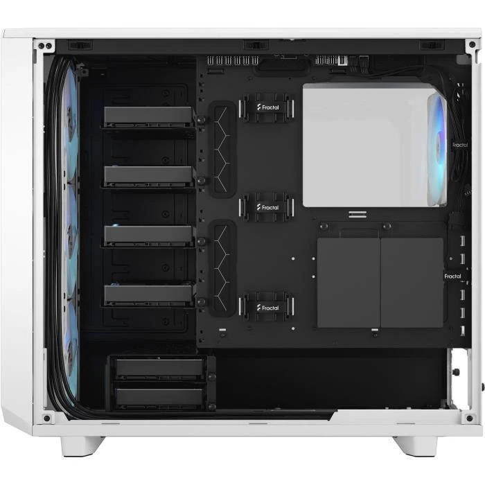 Fractal Design | Meshify 2 RGB TG Clear Tint | Šoninis langas | E-ATX | ATX | Baltas