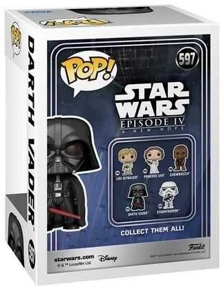FUNKO POP! Vinilinė figūrėlė STAR WARS – A NEW HOPE: Dartas Veideris, 11,3 cm