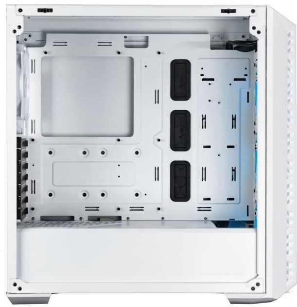 Cooler Master dėklas MasterBox 520 Baltas, ATX, be maitinimo, permatomas šonas, baltas