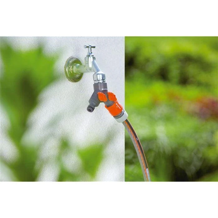2 atšakų šakotuvas vandens čiaupui Gardena 0940-26