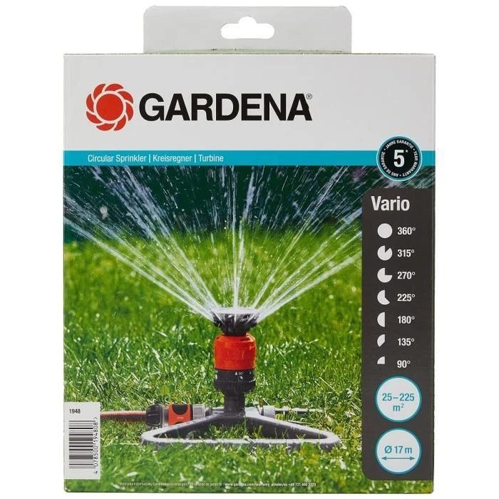 Gardena "Comfort" žiedinis laistomasis purkštuvas "Vario"