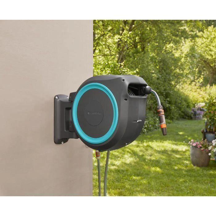 Gardena sieninė automatinė ritė žarnai "RollUp M/L" 25m, 13mm