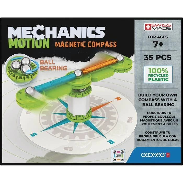 Trefl Geomag Magnetiniai blokai Mechanika Motion Compass