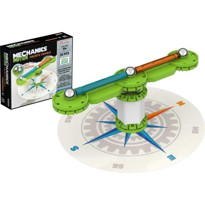 Trefl Geomag Magnetiniai blokai Mechanika Motion Compass