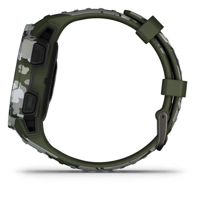 Išmanusis laikrodis Garmin Instinct Solar, Camo Edition, GPS laikrodis, Lichen Camo, WW