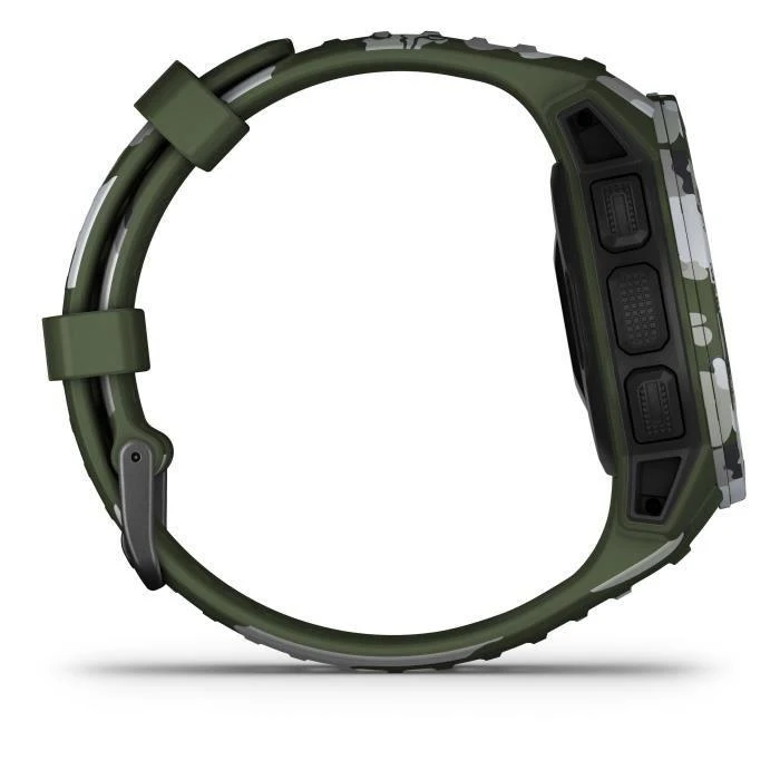 Išmanusis laikrodis Garmin Instinct Solar, Camo Edition, GPS laikrodis, Lichen Camo, WW