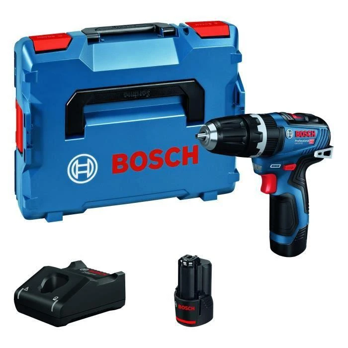 Bosch GSB 12V-35, LB be akumuliatoriaus ir kroviklio