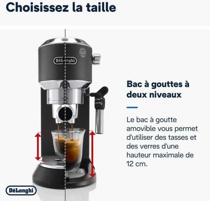 Kavos aparatas DeLonghi Dedica Style EC685.BK, Juodas
