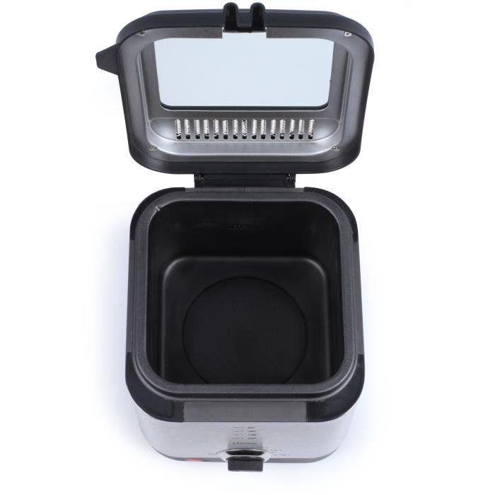 Gruzdintuvė Livoo DOC240 1,5 l 900 W su reguliuojamu termostatu, pilka