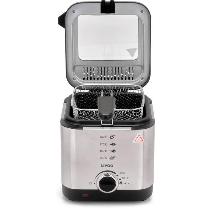 Gruzdintuvė Livoo DOC240 1,5 l 900 W su reguliuojamu termostatu, pilka