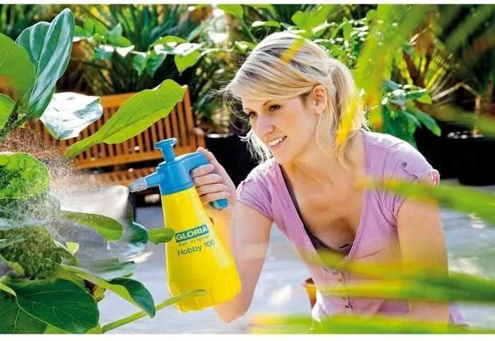 Gloria Haus und Garten GLORIA Gloria rankinis purkštuvas - Modelis Hobby 100 - Reguliuojamas antgalis, polietileno bakas - 1L 3 barų slėgiui