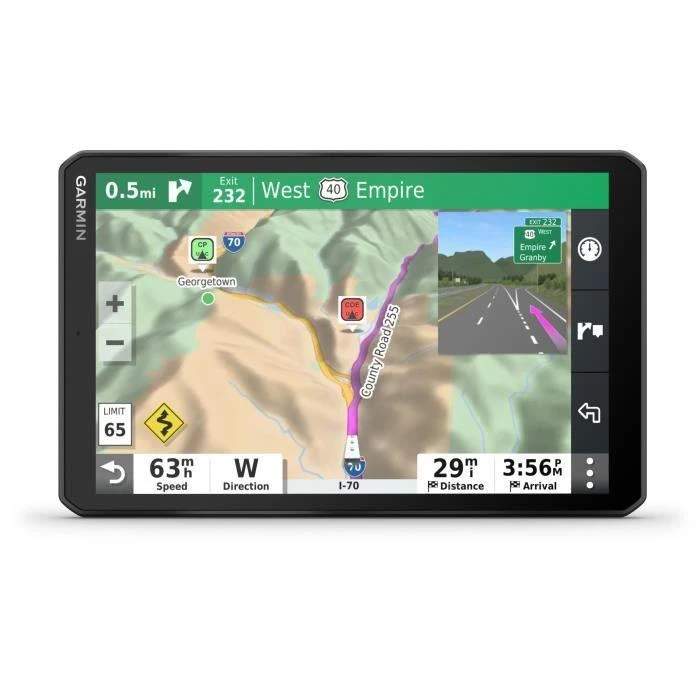 Garmin Camper 795 7 col. palydovinės navigacijos įrenginys kemperiams su tiesiogine eismo informacija