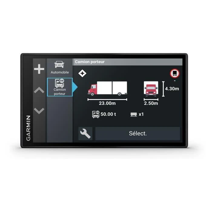 Sunkvežimių palydovinė navigacija Garmin dēzl LGV610 6" su „Live Traffic“