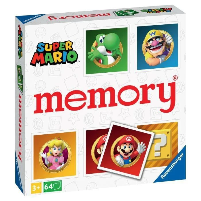 Grand Memory – Super Mario – Mokomasis žaidimas – Nuo 3 metų – 20925 – Ravensburger