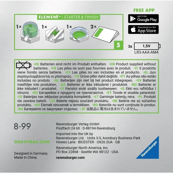 Ravensburger Interaktyvi bėgių sistema Gravitrax GT Power Starter