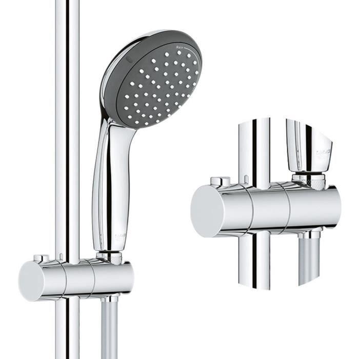 Grohe dušo kolonėlė su termostatiniu maišytuvu Vitalio Start 250, dušo galvute 250 mm, dušo 2 srovės, 26816000