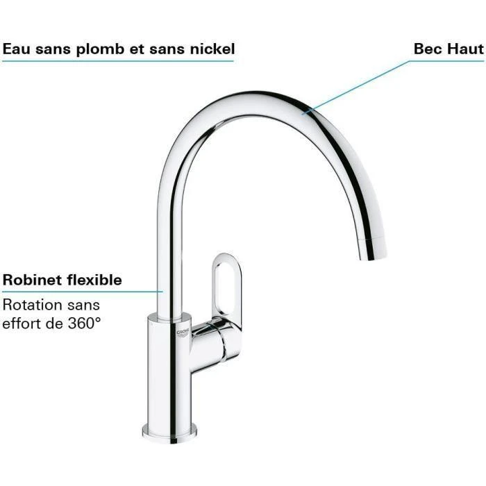 Grohe Start Flow virtuvinis maišytuvas, chromas