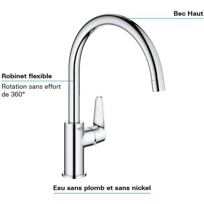 Grohe - Kriauklės vienakomandinis maišytuvas