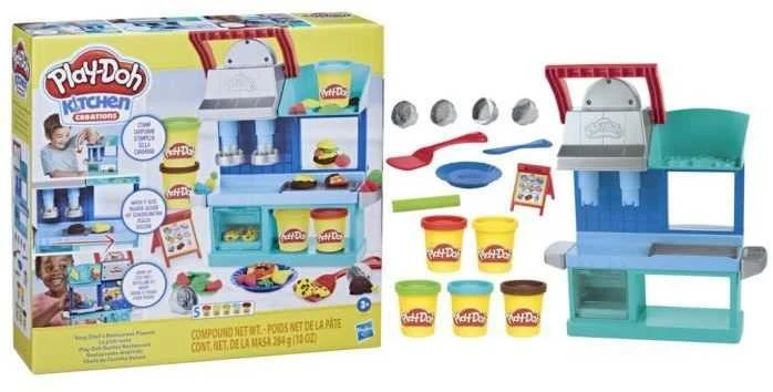 Plastilino rinkinys Play-Doh Chef's Restaurant Playset F8107