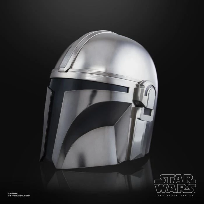 Hasbro „Žvaigždžių karų“ Juodas serijos aukščiausios kokybės mandaloriečių elektroninis šalmas
