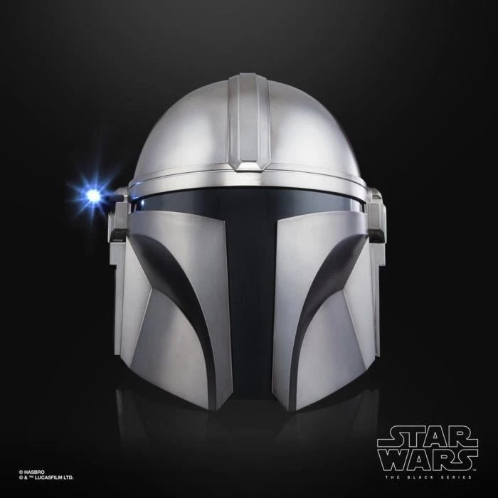Hasbro „Žvaigždžių karų“ Juodas serijos aukščiausios kokybės mandaloriečių elektroninis šalmas
