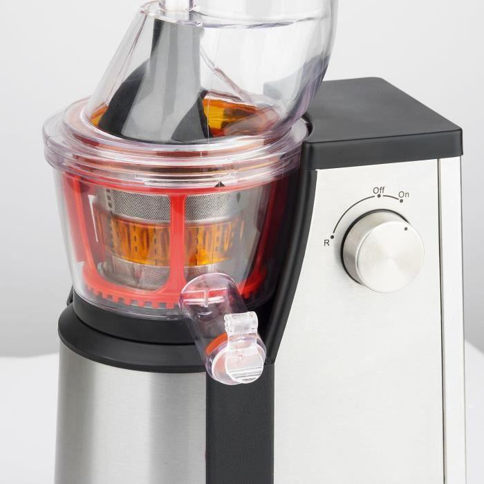 H.Koenig lėtaeigė sulčiaspaudė GSX18, 400 W, 1 l, nerūdijančiojo plieno