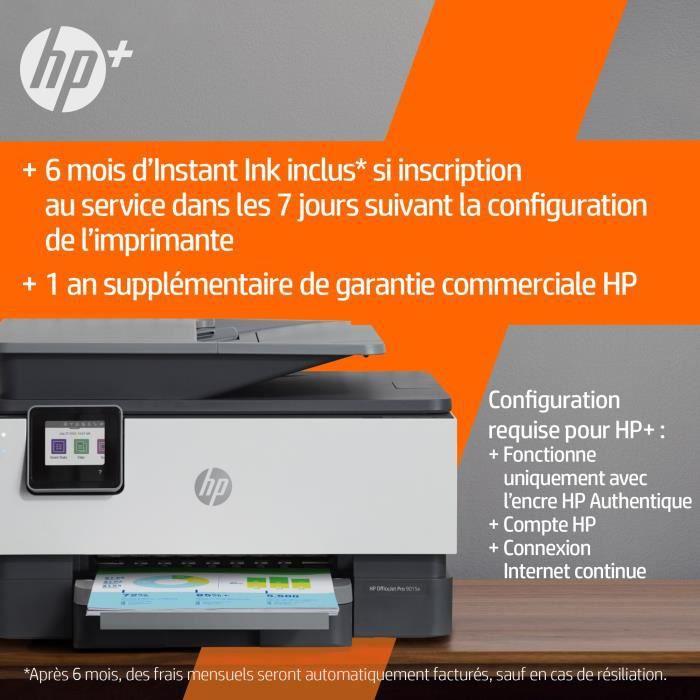 Hewlett Packard (HP) „HP Officejet Pro 9012e All-in-One“ spausdintuvas, įskaitant 6 mėnesių momentinio rašalo su HP+ bandomąją versiją