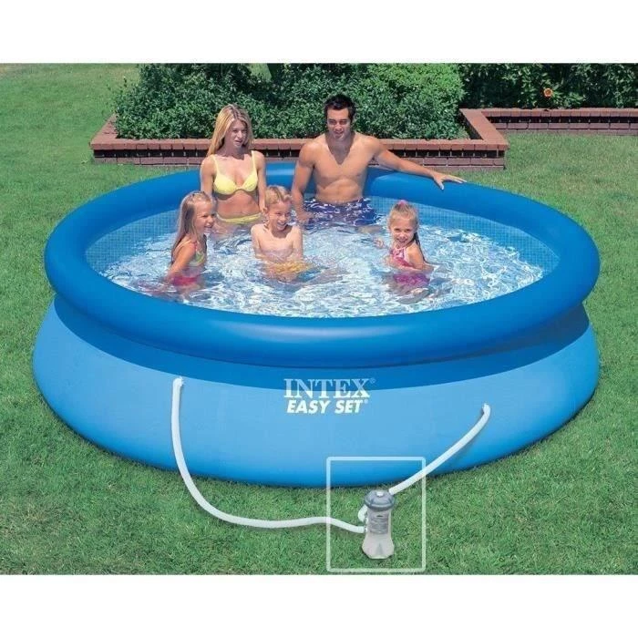 Pripučiamas baseinas INTEX Easy Set su vandens filtru 305x76cm 28122